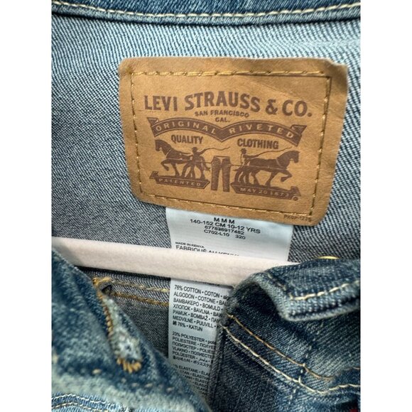 Girl's Levi's Stretch Trucker Jacket NWT - Picture 4 of 12